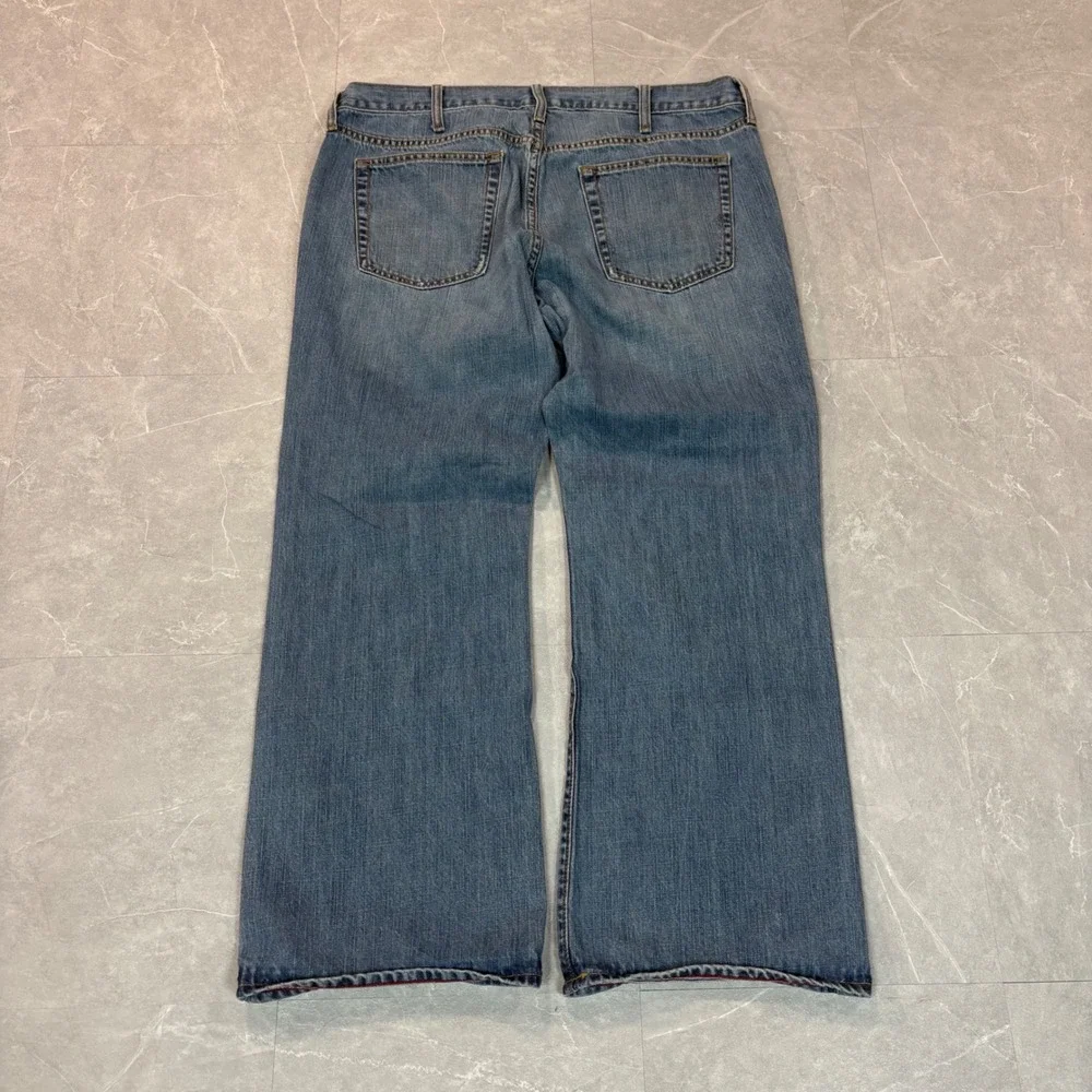 Old Navy Mens Bootcut Jeans 38x30 Medium Wash Blue Denim 100% Cotton 2944